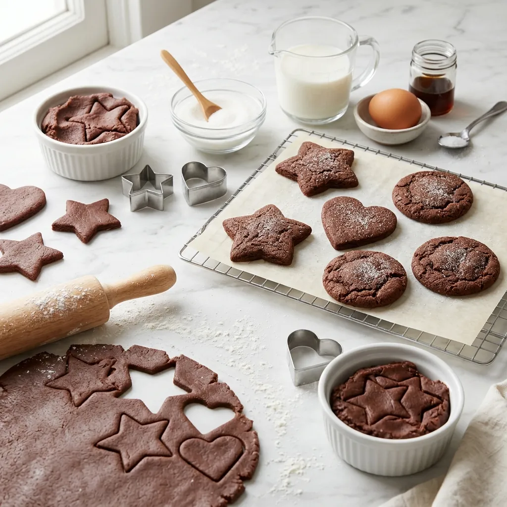 Rolled Chocolate Cookie Recipe