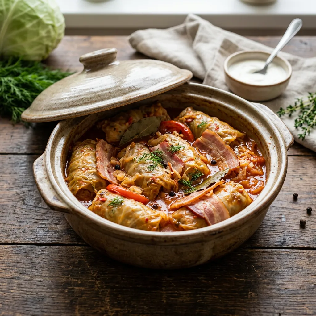 Romanian Stuffed Cabbage (Sarmale)
