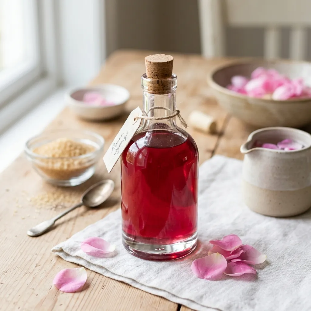 Rose Simple Syrup