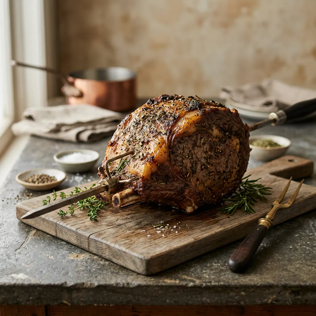 Rotisserie Prime Rib Roast