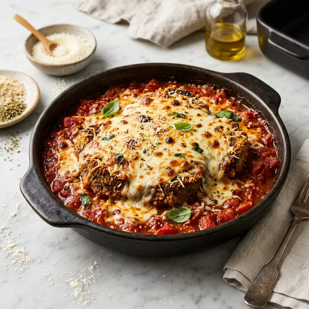Round Steak Parmesan With Tomato Sauce