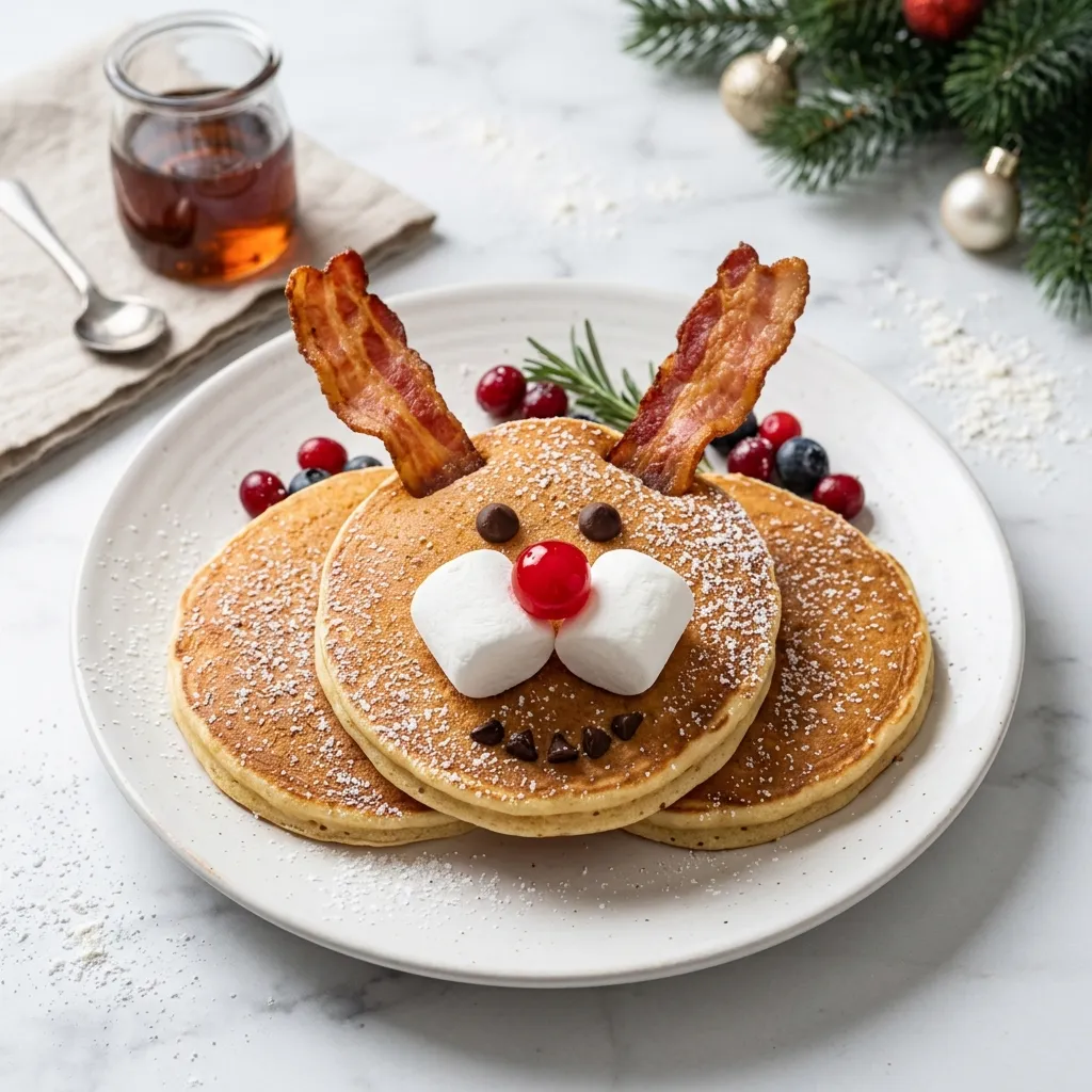 Rudolph Reindeer Pancakes
