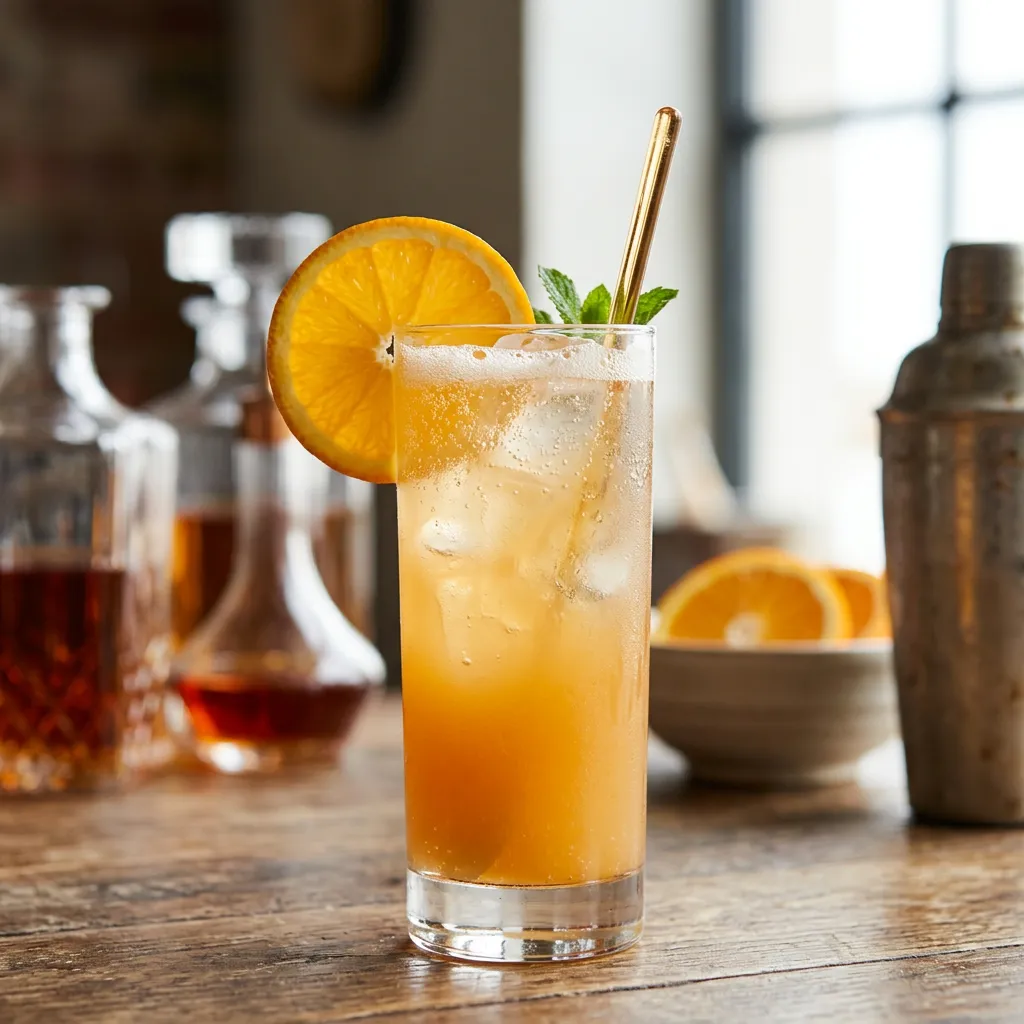 Rum and Dew Mixed Drink