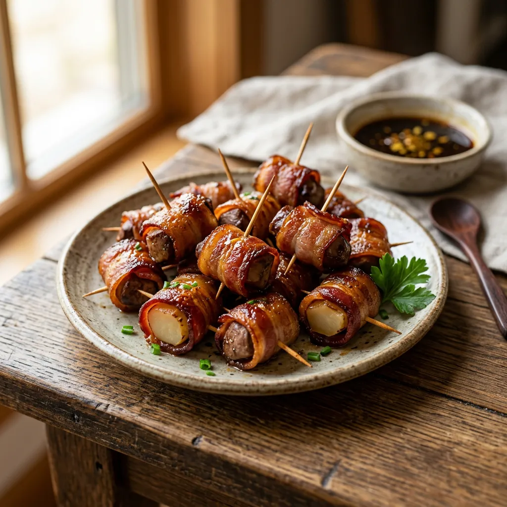 Rumaki Chicken Liver and Bacon Appetizer
