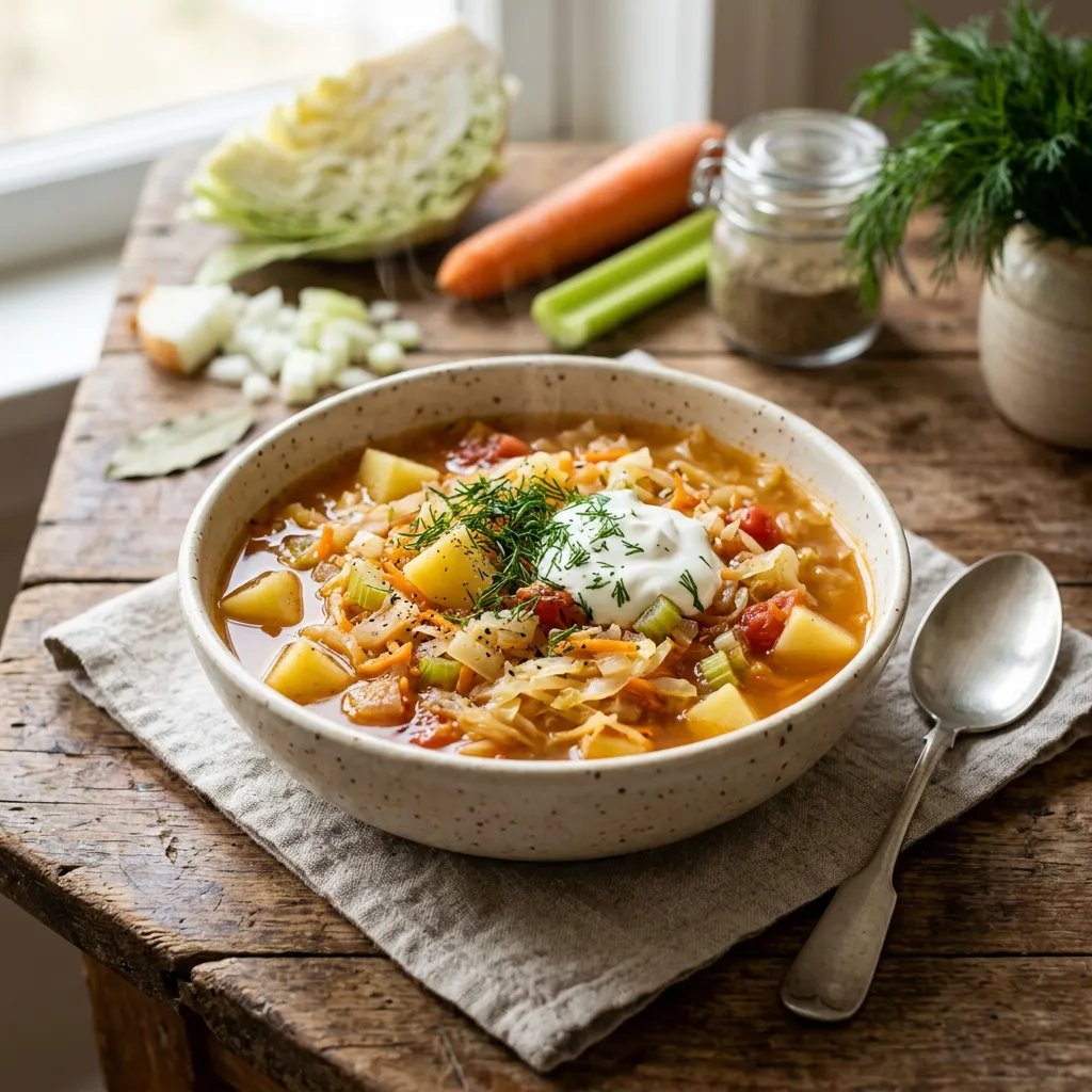 Russian Cabbage Soup (Shchi)