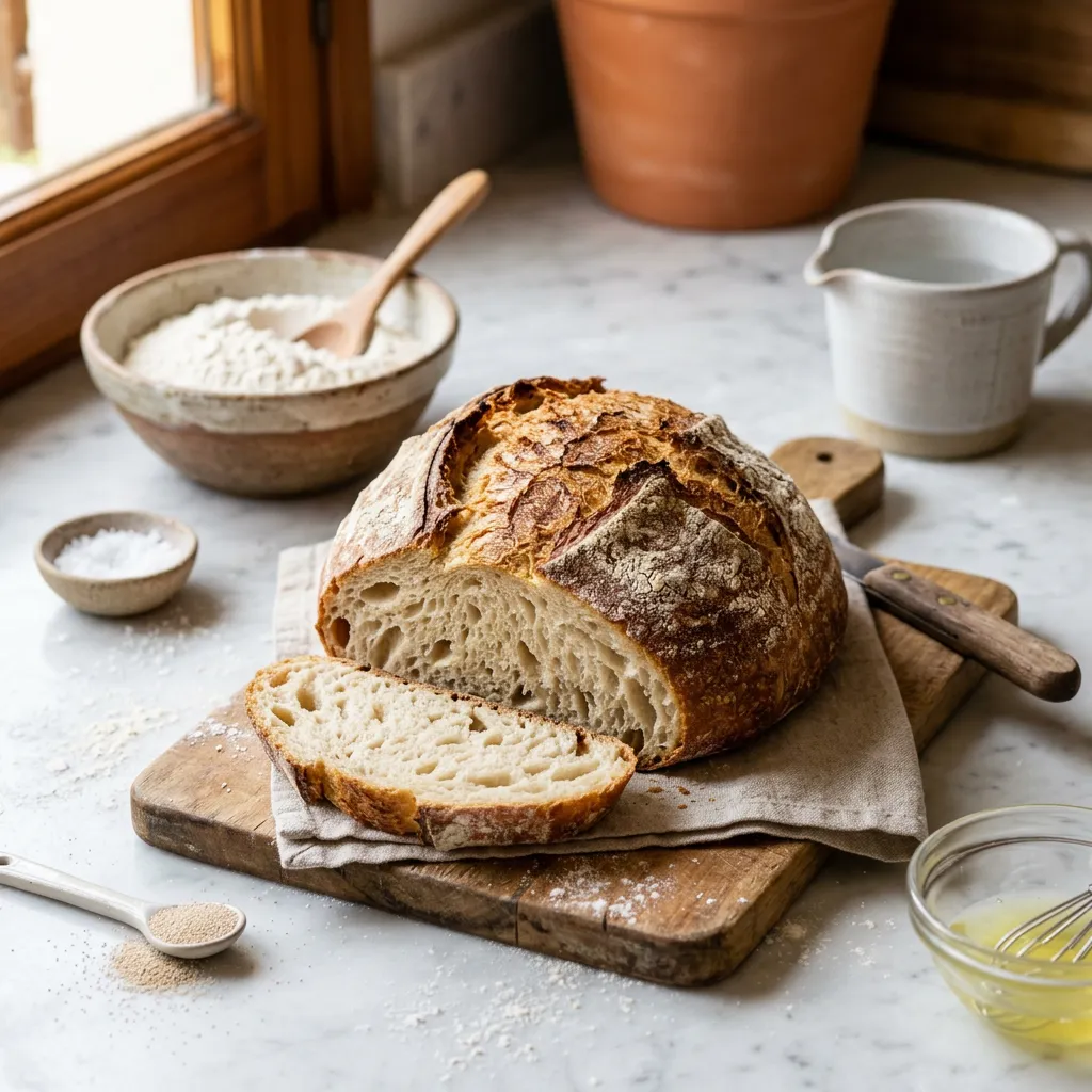 Rustic Spanish Bread (Pan Rustico)