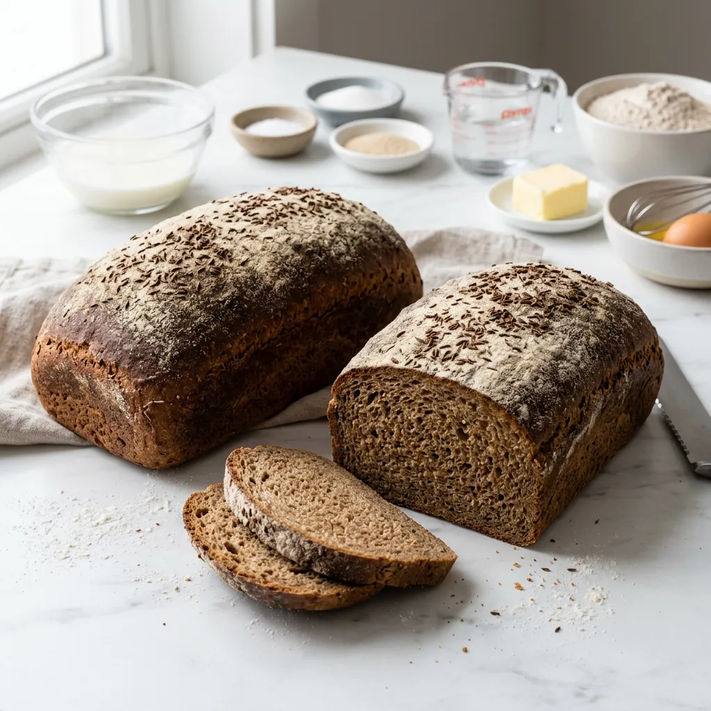 Rye Bread With Caraway Seeds