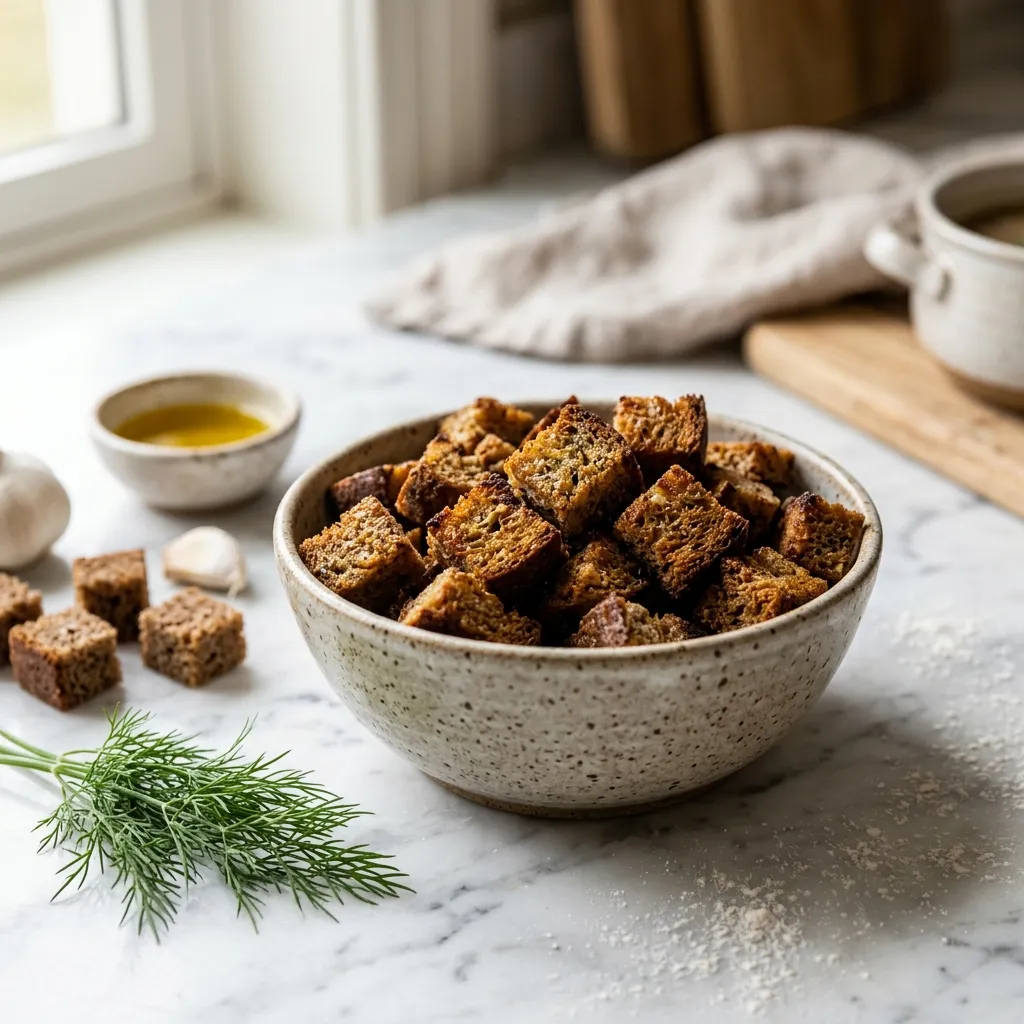 Rye Croutons Recipe