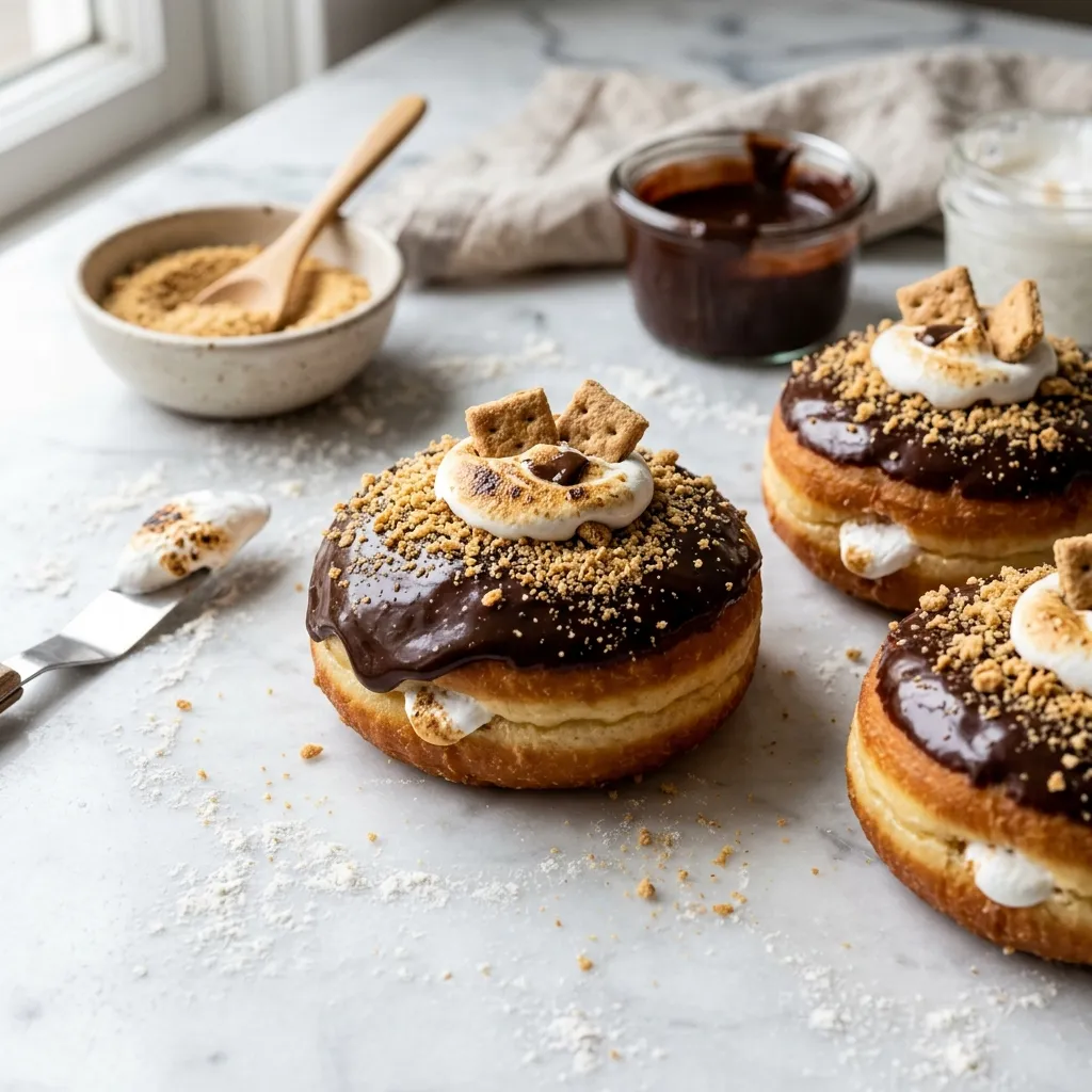 S'Mores Doughnuts