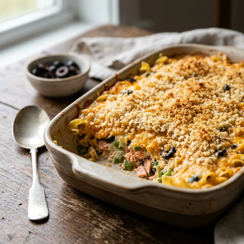 Salmon Noodle Casserole