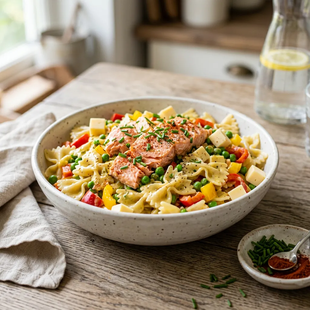Salmon Pasta Salad Recipe