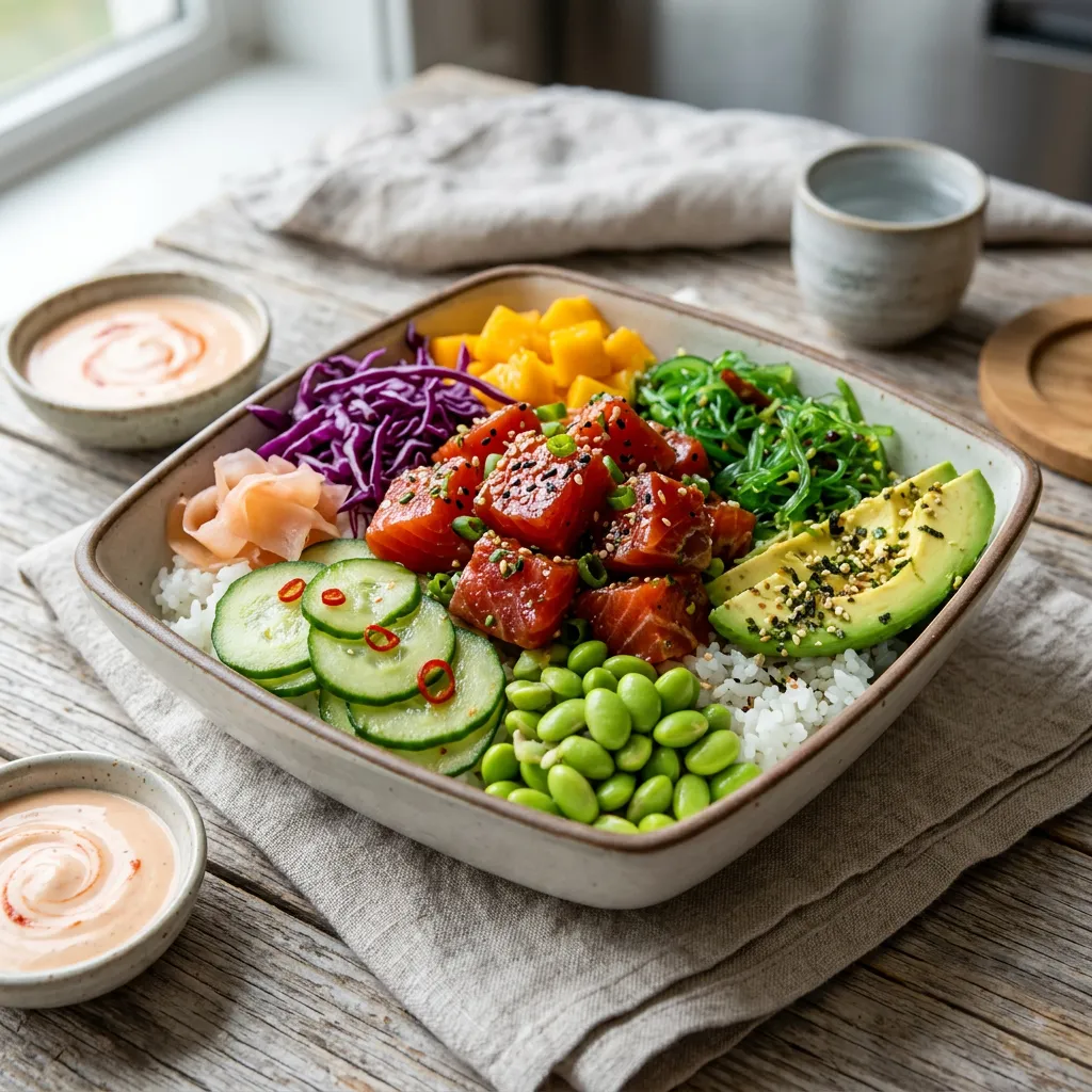 Salmon Poke Bowl Recipe