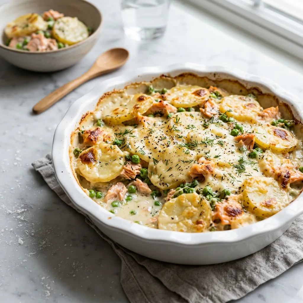 Salmon Scalloped Potatoes Recipe