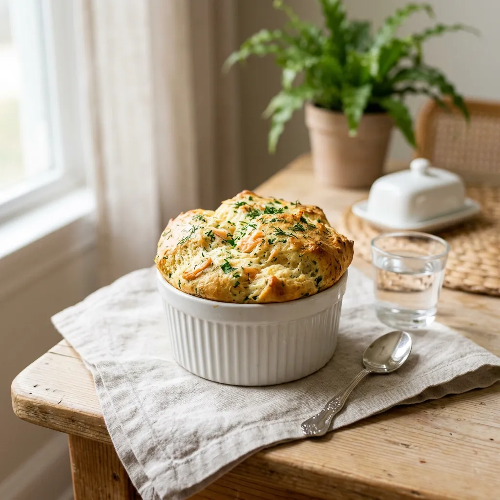 Salmon Souffle With Herbs