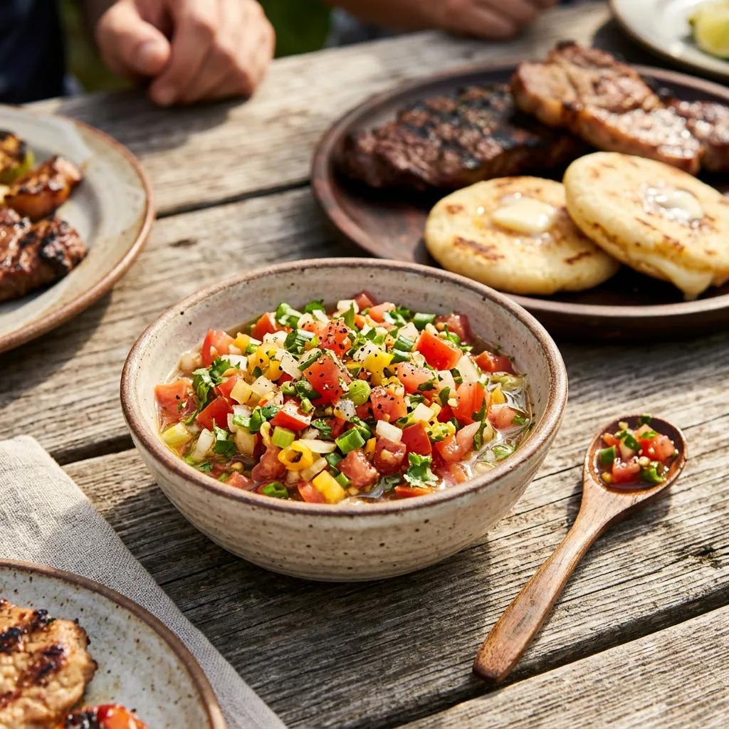 Salsa de Aji Picante: Colombian Hot Pepper Salsa