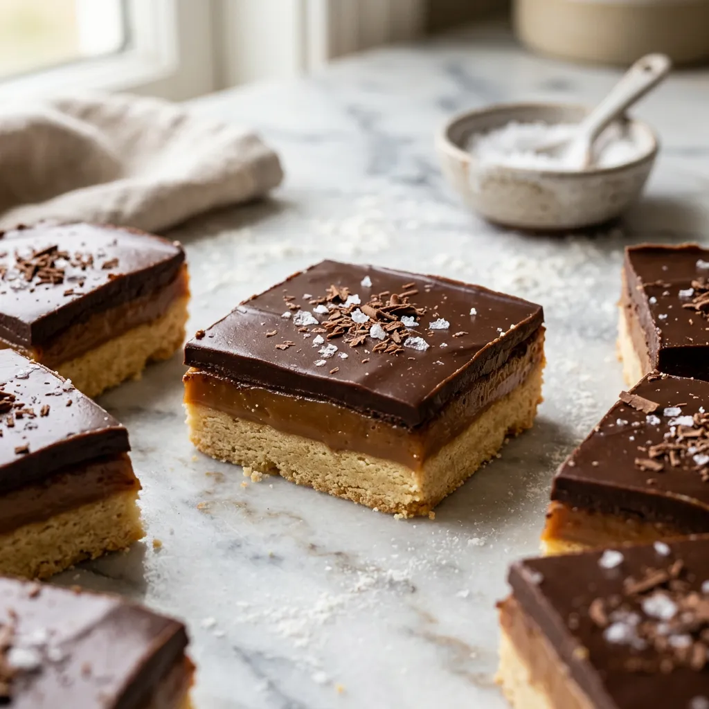 Salted Millionaire Cookie Bars