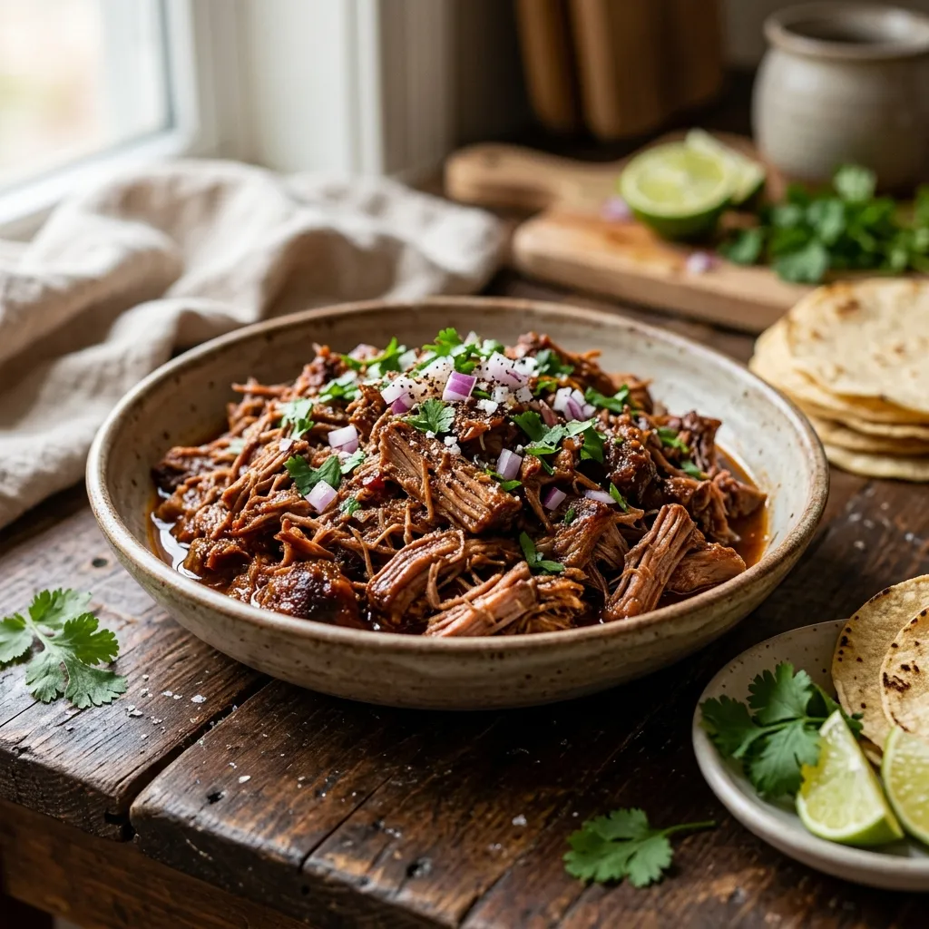 Salvadorian-Style Chicharrón Shredded Pork