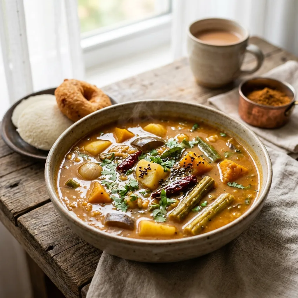 Sambar: Indian Vegetable Stew