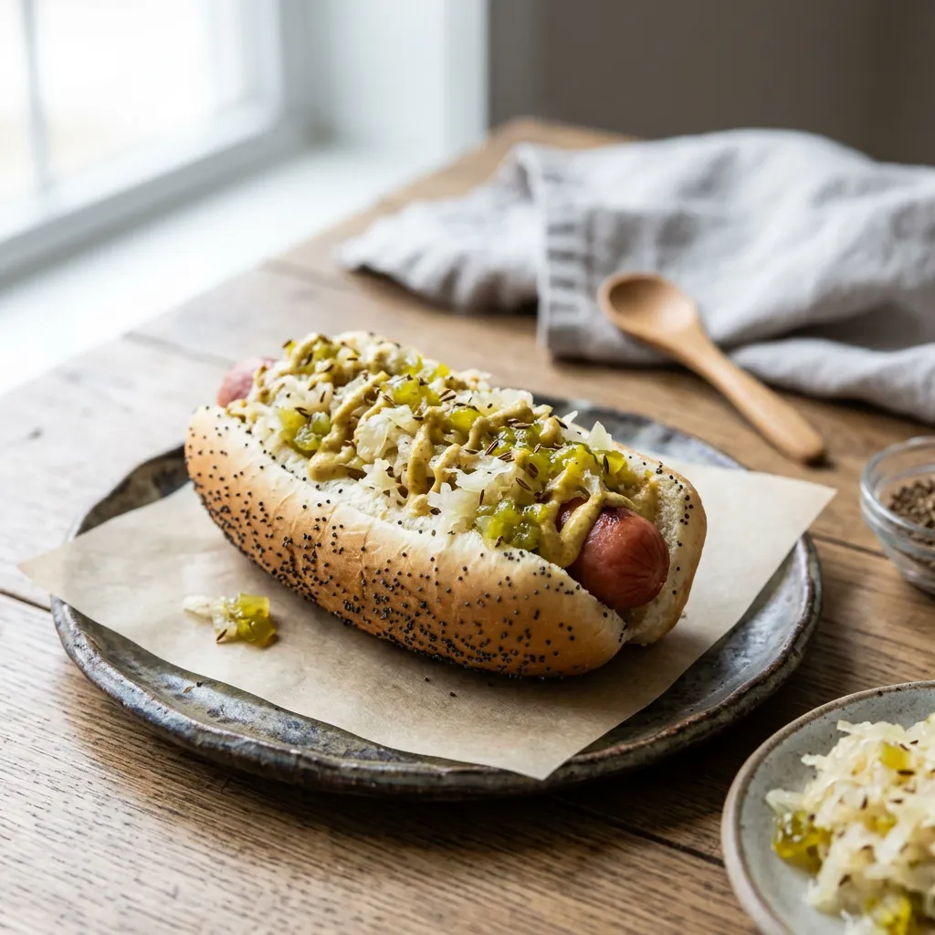 Sauerkraut Hot Dog Topping