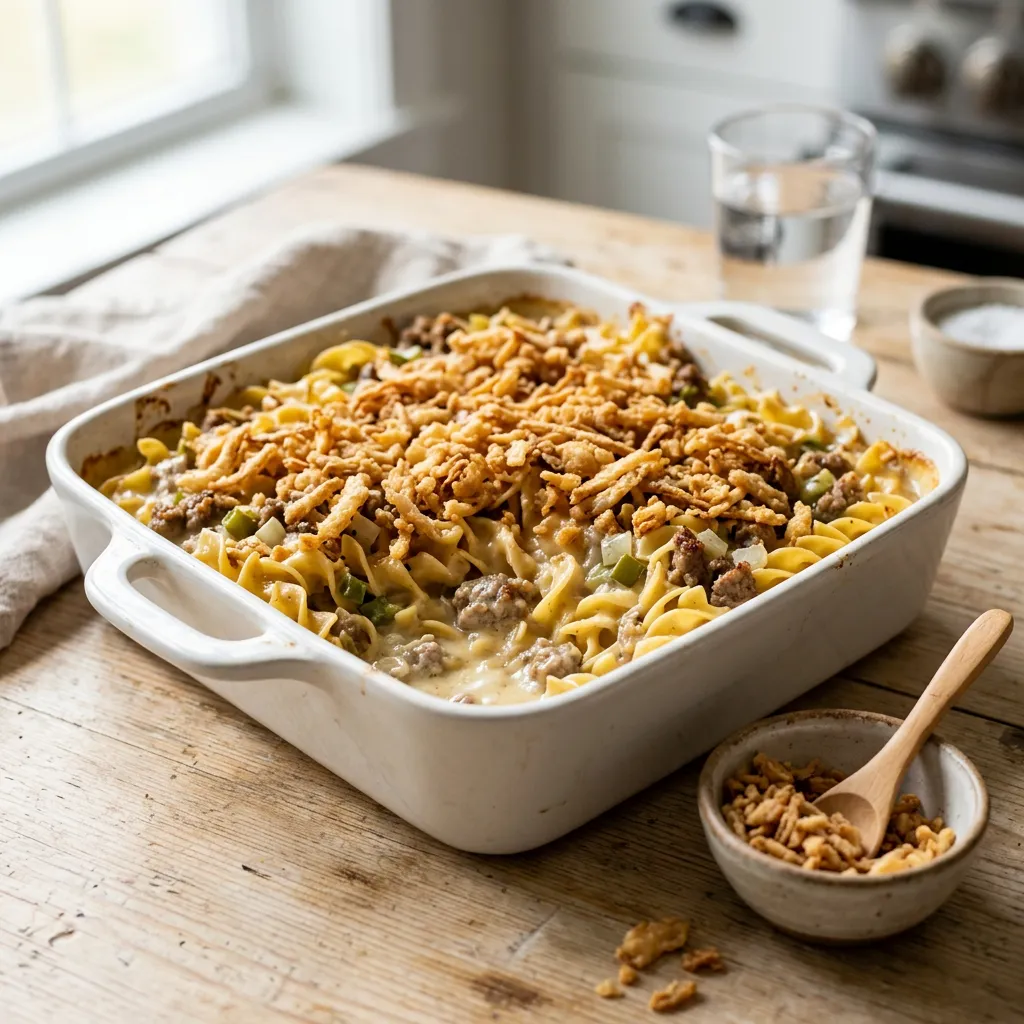 Sausage and Noodle Casserole