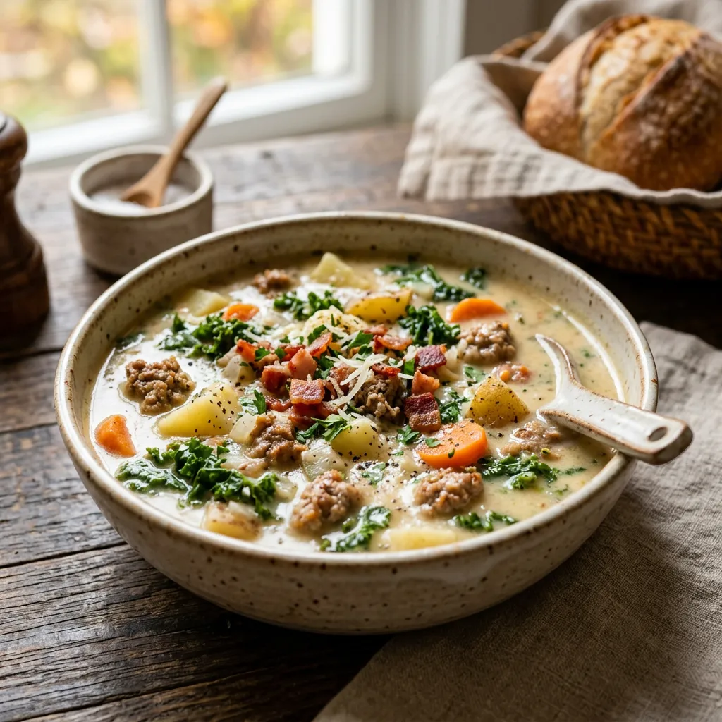 Sausage and Potato Soup With Kale