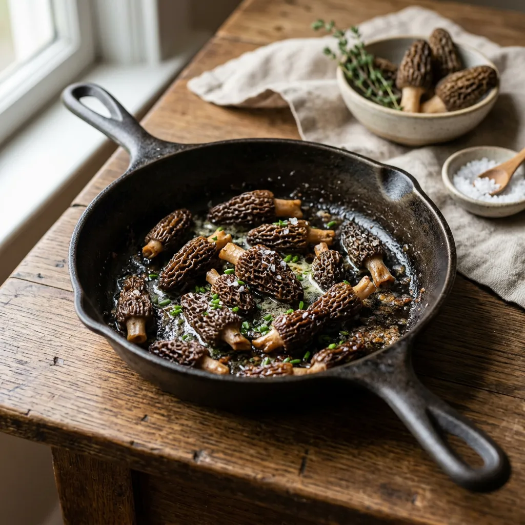 Sautéed Morel Mushrooms