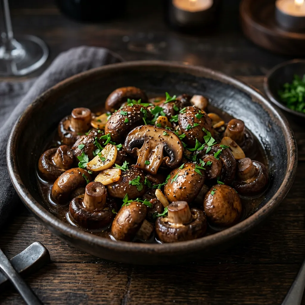 Sauteed Steakhouse-Style Mushrooms