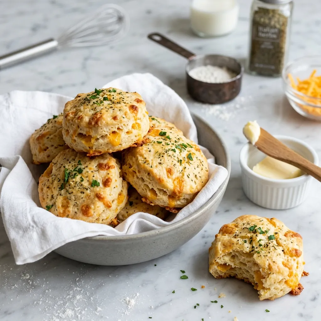 Savory Cheese and Herb Biscuits
