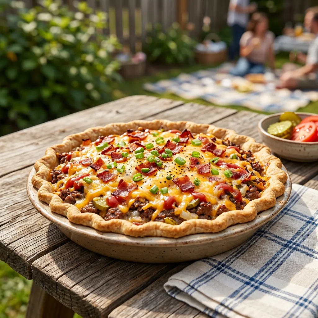 Savory Southern-Style Cheeseburger Pie