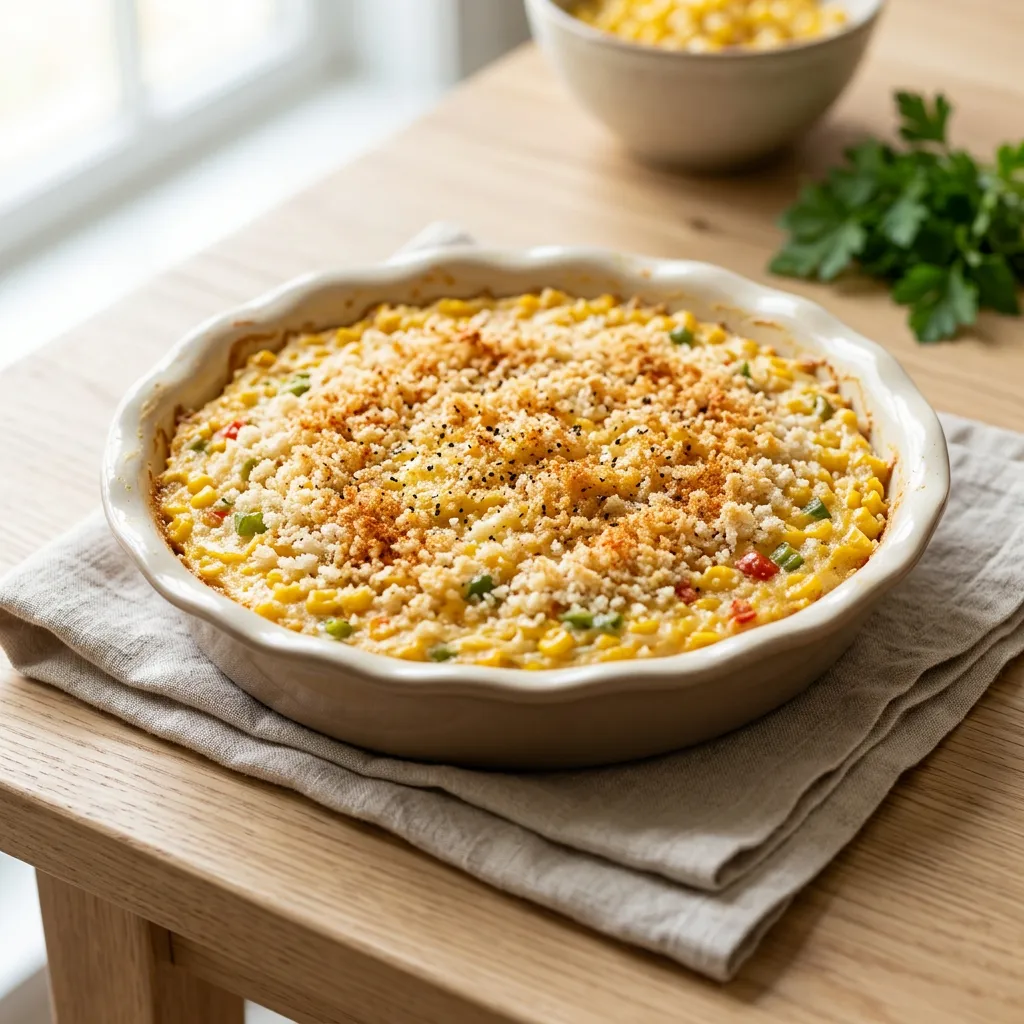 Scalloped Corn Casserole
