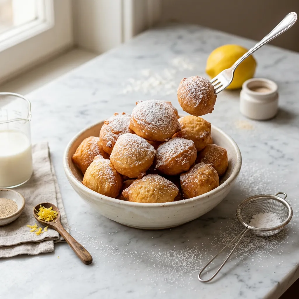 Schmalzkuchen (Little German Doughnuts)