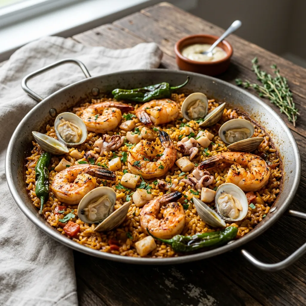 Seafood Paella