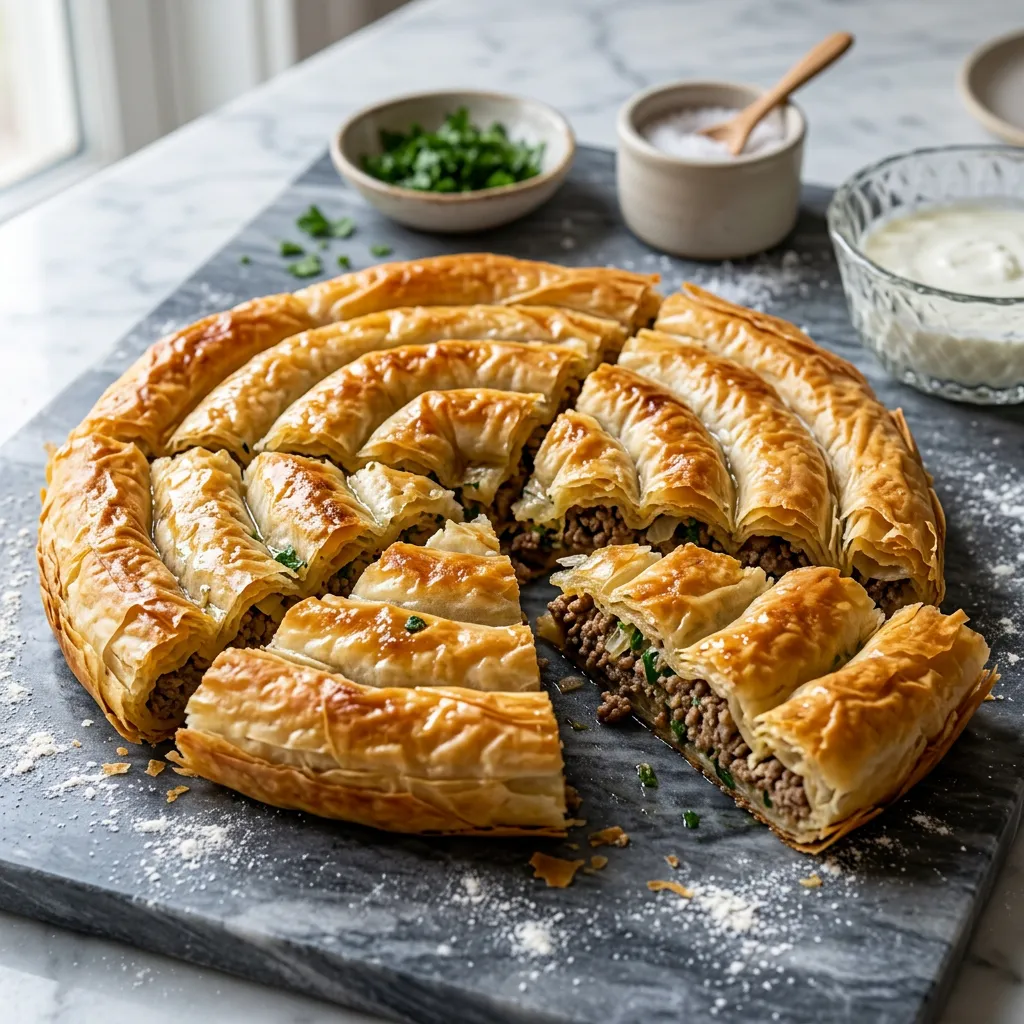 Serbian Beef Burek (Burek sa Mesom)