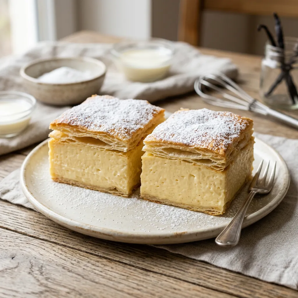 Serbian Custard Slice Recipe - Krem Pita