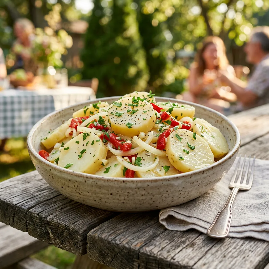 Serbian Potato Salad - Krompir Salata