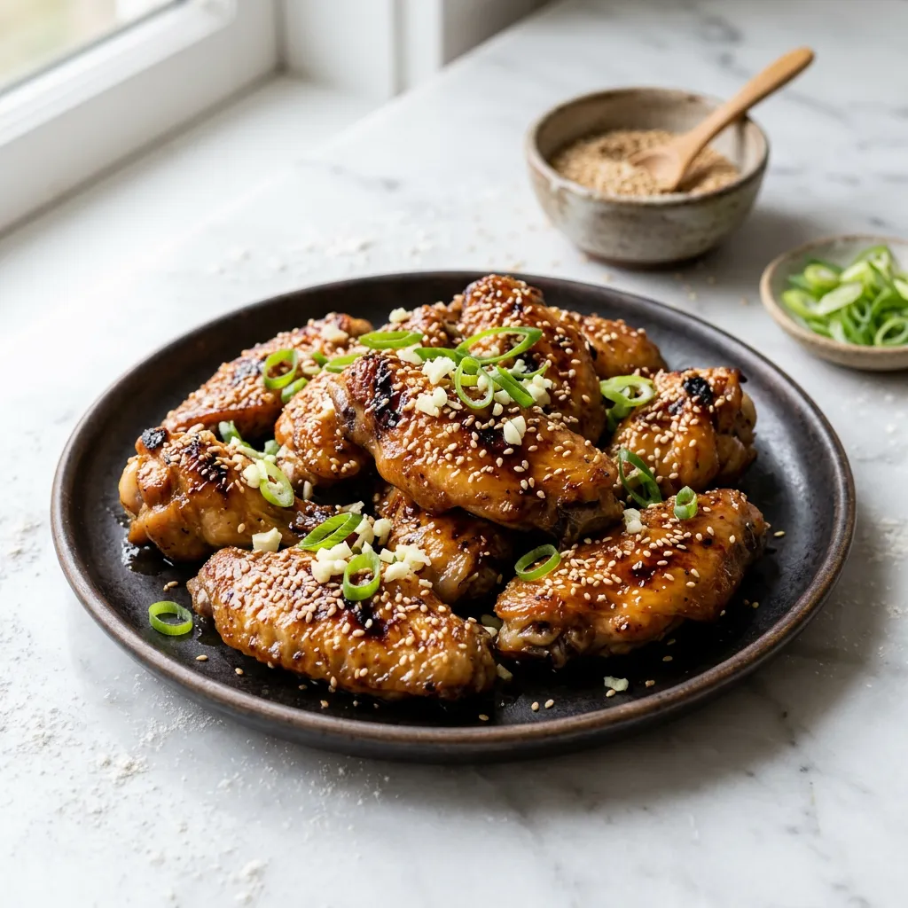 Sesame Chicken Wings Recipe