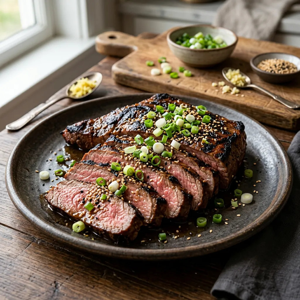 Sesame-Ginger Tri-Tip Steak