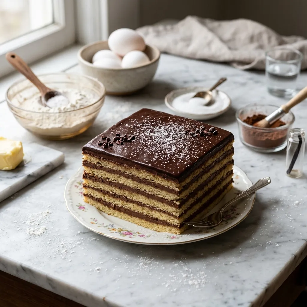Seven Sisters Cake (Ciasto Stefanka or Stefania Torta)