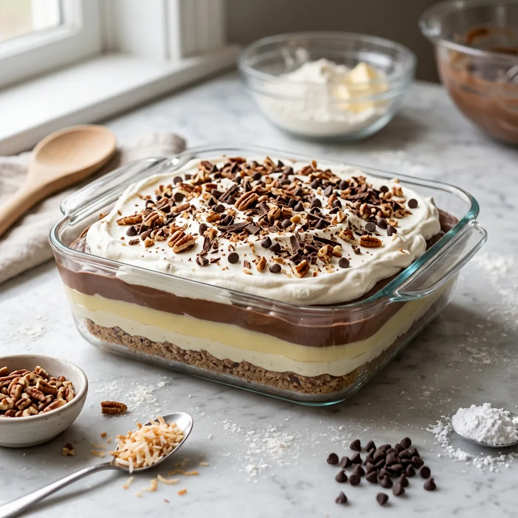 Finished Sex in a Pan: Robert Redford Dessert dish