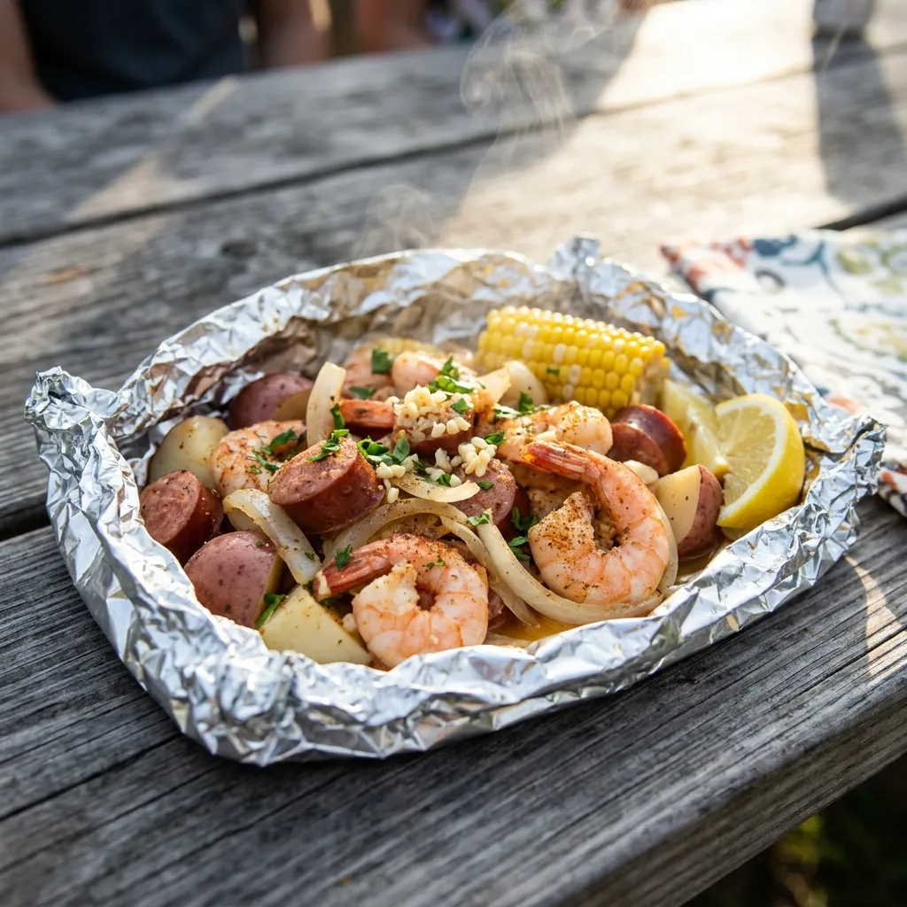 Shrimp Boil Foil Packs