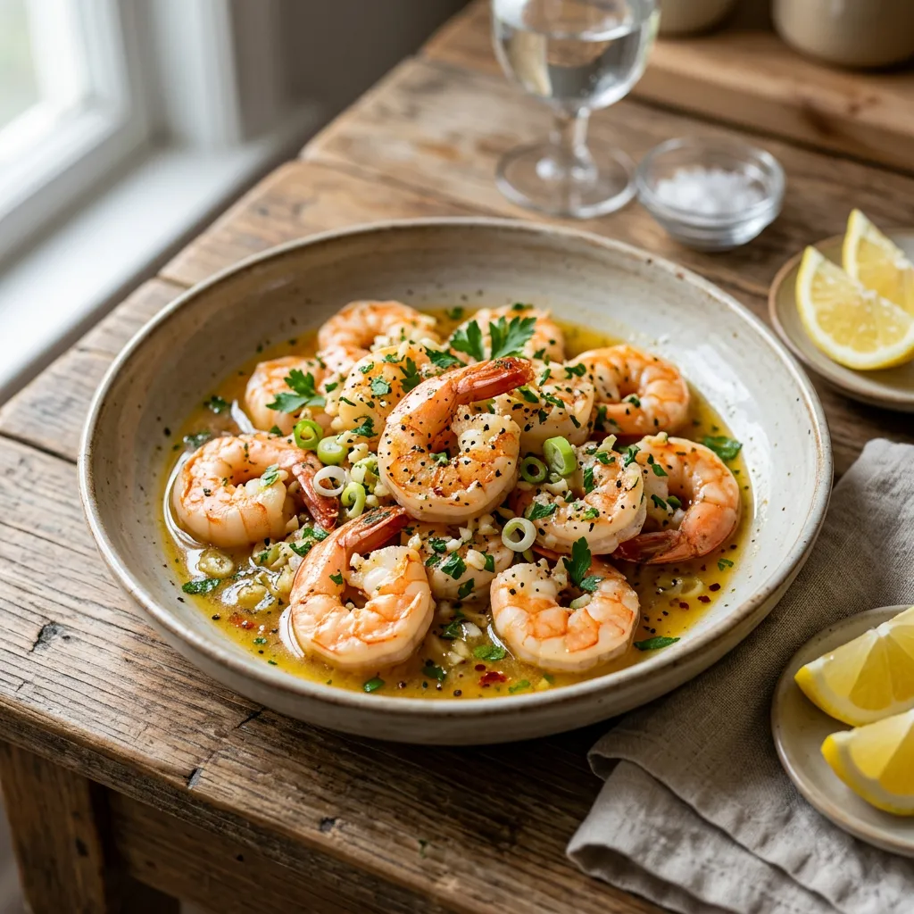 Shrimp Scampi With Garlic
