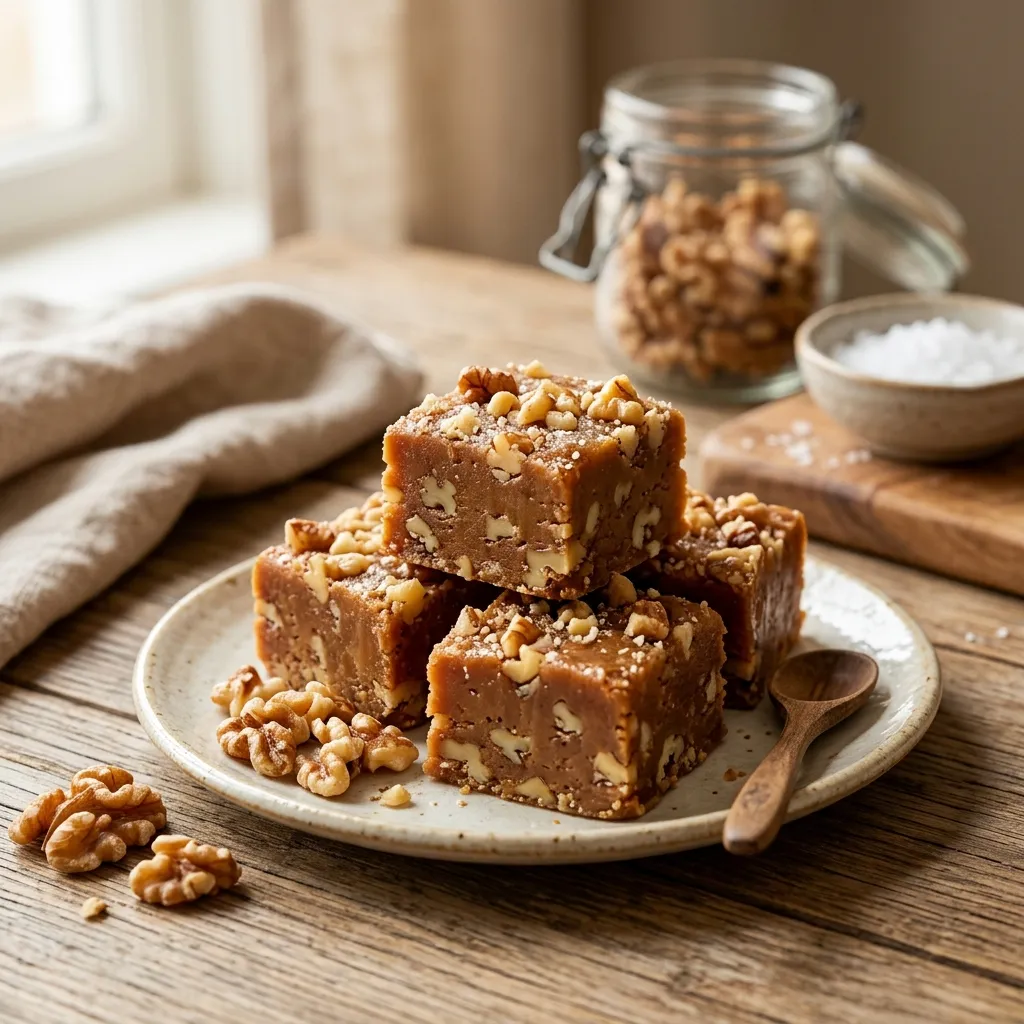 Silky Maple Walnut Fudge