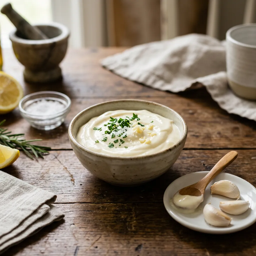 Simple and Quick Garlic Mayo Recipe