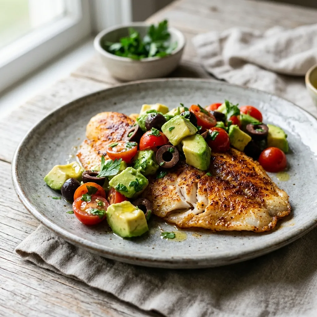 Simple and Tasty Tilapia With Avocado