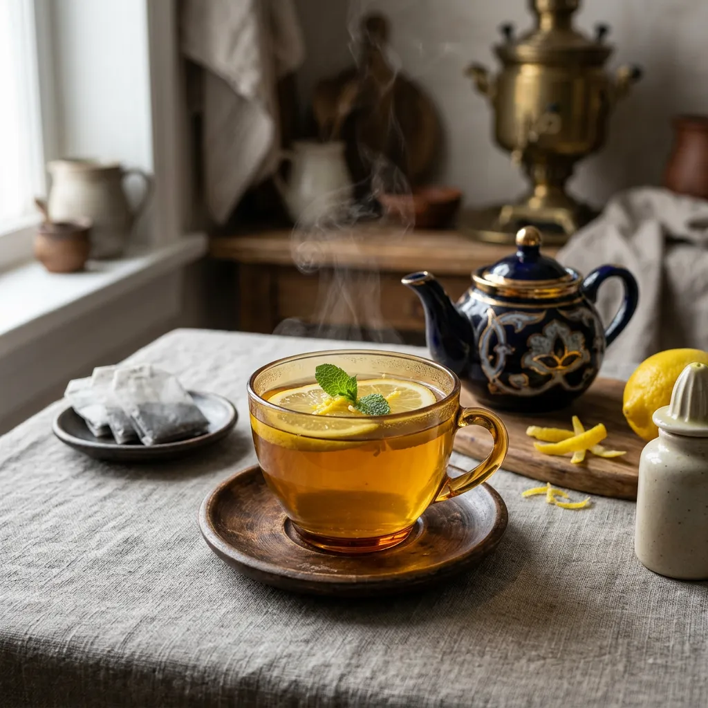 Simple Middle Eastern Lemon Tea
