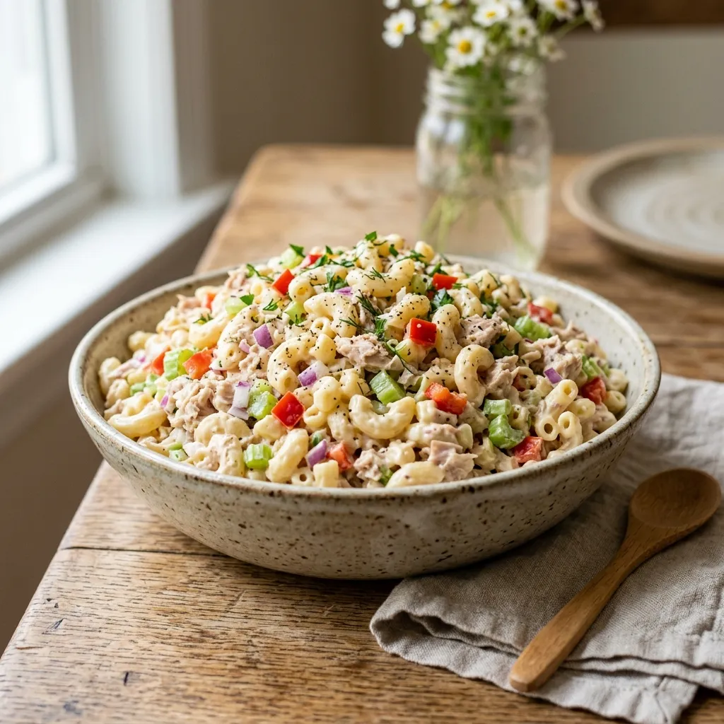 Simple Tuna Macaroni Salad