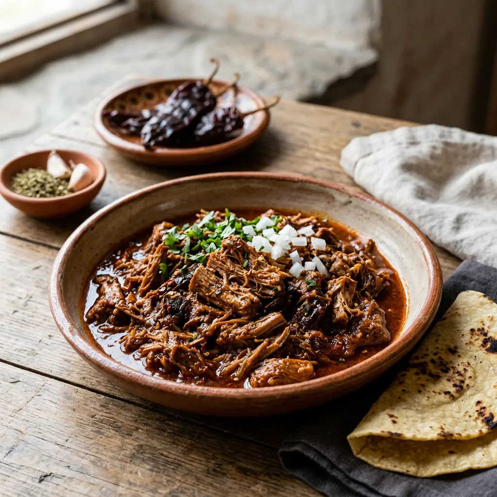 Sinaloan Pork in Chile Sauce (Chilorio)