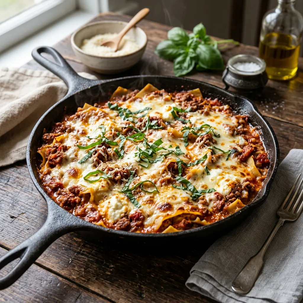 Skillet Lasagna
