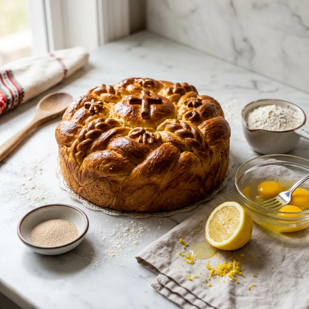 Slavski Kolac: Serbian Slava Bread