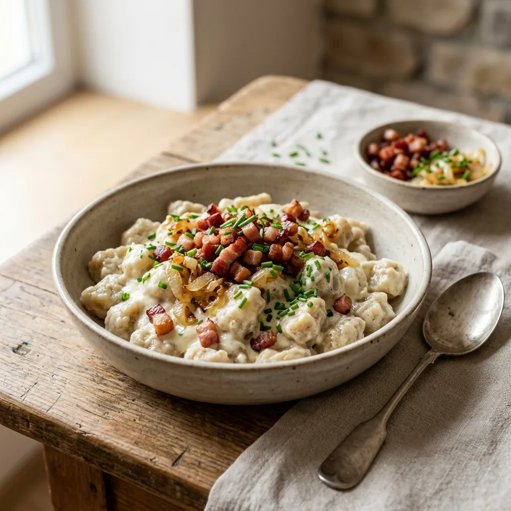 Slovak Halusky Dumplings